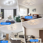 Ceiling Light - White Aluminium Frame, Tunable and Dimmable