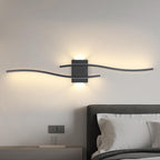 Wall Light - Black Aluminium Frame, Warm Light