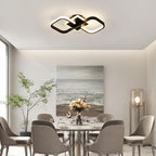 Ceiling Light - Black Acrylic Frame, Tunable and Dimmable