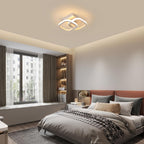 Ceiling Light - White Aluminium Frame, Warm Light