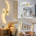Wall Light - Gold Aluminium Frame, Tunable and Dimmable