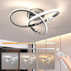 Ceiling Light - Chrome Aluminium Frame, Tunable and Dimmable