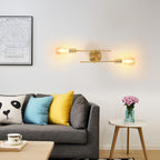 Ceiling Light - Gold Metal Frame