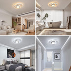 Ceiling Light - White Metal Frame, Tunable and Dimmable