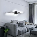 Wall Light - Black Aluminium Frame, White Light