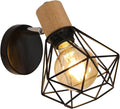 Wall Light - Black Metal Frame