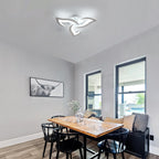 Ceiling Light - White Acrylic Frame, White Light