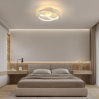 Ceiling Light - White Aluminium Frame, Warm Light