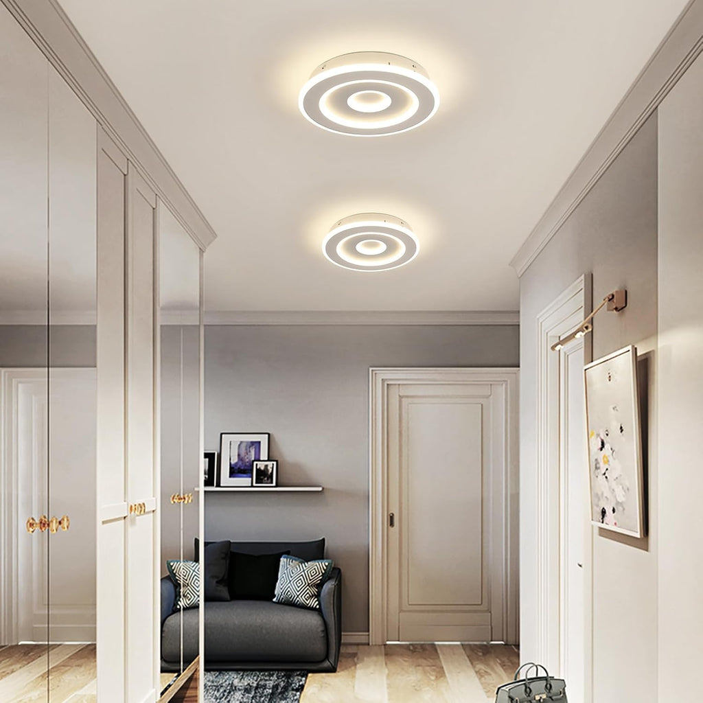 Ceiling Light - White Acrylic Frame, Natural Light