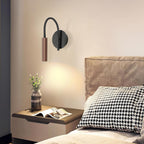 Wall Light - Black Metal Frame, Warm Light