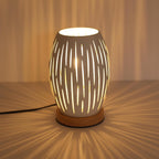 Table Lamps - White Metal Frame