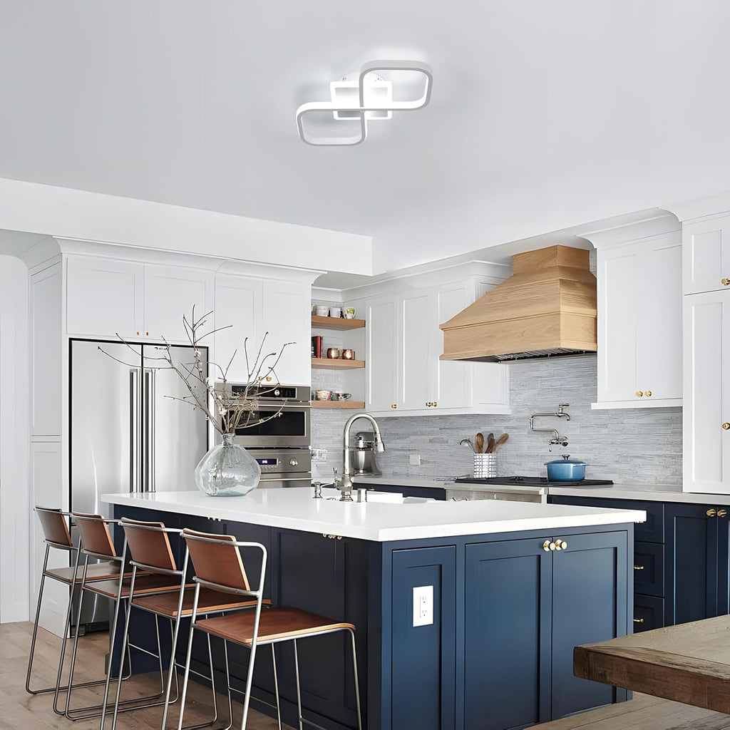 Ceiling Light - White Acrylic Frame, Tunable and Dimmable