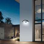 Wall Light - Black Metal Frame, White Light