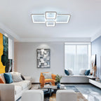 Ceiling Light - White Acrylic Frame, Tunable and Dimmable