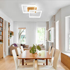 Ceiling Light - Wood Acrylic Frame, Tunable and Dimmable