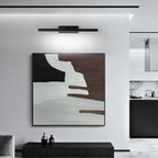Wall Light - Black Metal Frame, White Light