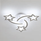 Ceiling Light - White Acrylic Frame, White Light