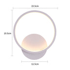 Wall Light - White Aluminium Frame, Warm Light