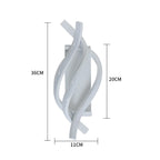 Wall Light - White Aluminium Frame, White Light