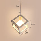Chandeliers - White Metal Frame