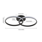 Ceiling Light - Black Aluminium Frame, Natural Light