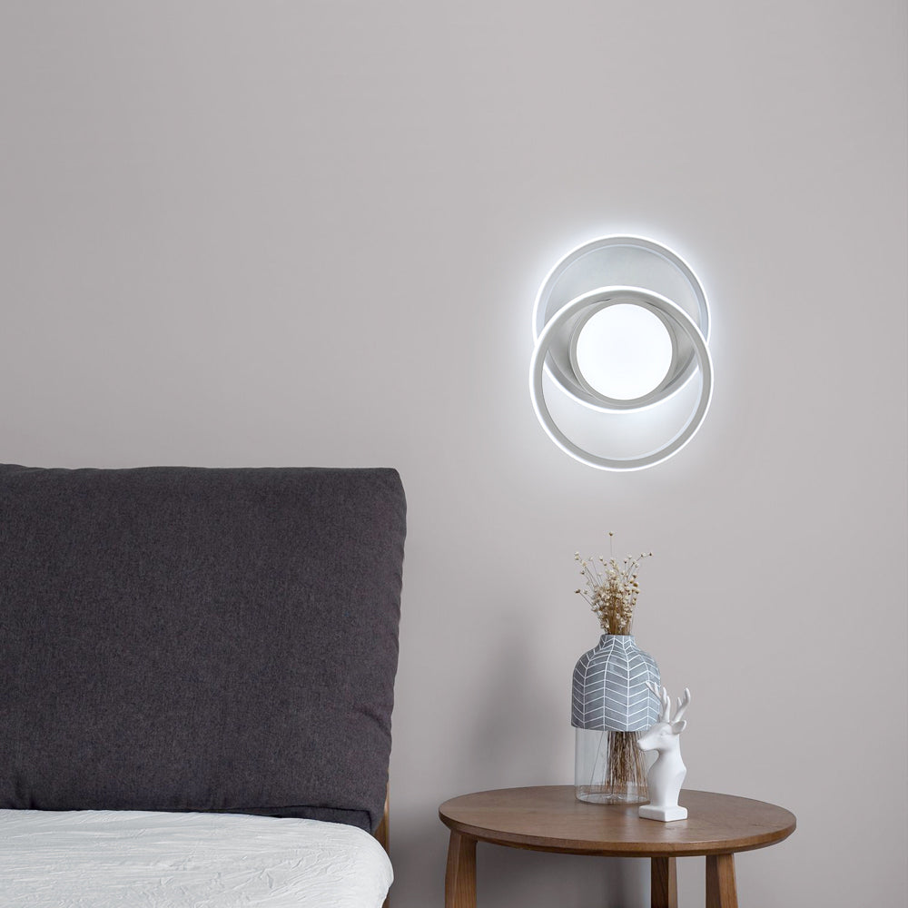 Ceiling Light - White Aluminium Frame, White Light