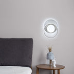 Ceiling Light - White Aluminium Frame, White Light