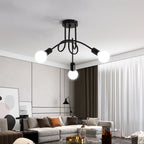 Ceiling Light - Black Metal Frame