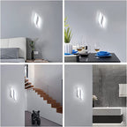 Wall Light - White Acrylic Frame, White Light