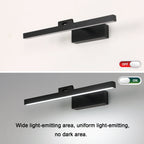 Wall Light - Black Metal Frame, White Light