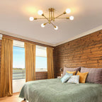 Ceiling Light - Gold Metal Frame