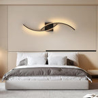 Wall Light - Black Aluminium Frame, Warm Light