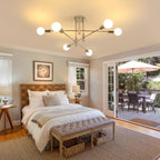 Ceiling Light - Chrome Metal Frame