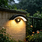 Wall Light - U-Shaped, Black Metal Frame, Warm Light