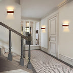 Wall Light - Wood Glass Frame