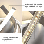 Wall Light - Silver Aluminium Frame, Natural Light