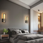 Lampada da Parete - Cornice in Acrilico Nero, Luce Calda