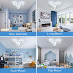 Ceiling Light - White Acrylic Frame, White Light