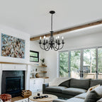 Chandeliers - Black Metal Frame