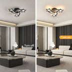 Ceiling Light - Black Acrylic Frame, Tunable and Dimmable