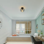Ceiling Light - Black Metal Frame