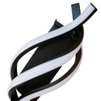 Wall Light - Black Aluminium Frame, White Light