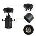 Wall Light - Black Metal Frame