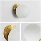 Wall Light - Gold Bronze Glass Frame
