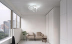 Ceiling Light - White Aluminium Frame, Tunable