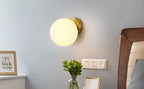 Wall Light - Gold Bronze Glass Frame