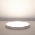 Ceiling Light - White Plastic Frame, Natural Light