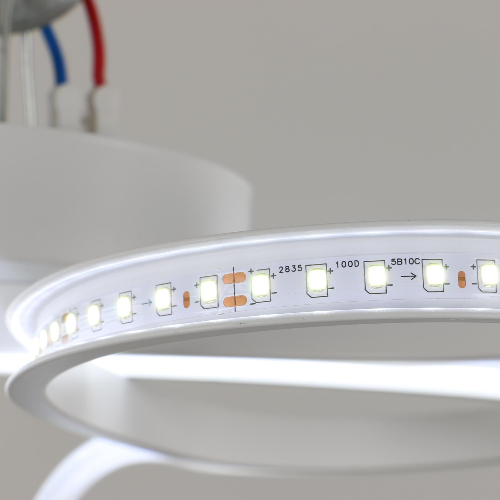 Deckenleuchte - Weißer Aluminiumrahmen, Weißes Licht