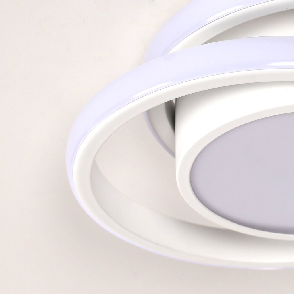 Ceiling Light - White Aluminium Frame, Natural Light