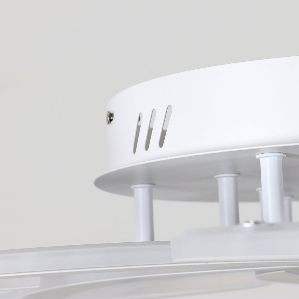 Ceiling Light - White Acrylic Frame, Tunable and Dimmable